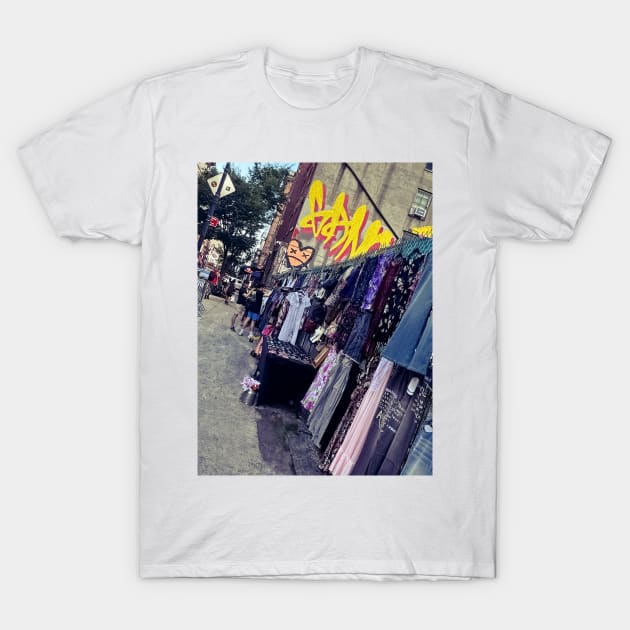 Manhattan Street Art Graffiti NYC T-Shirt by eleonoraingrid